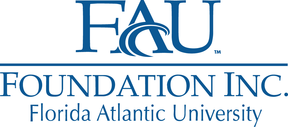Logo of the FAU Foundation at Florida Atlantic University.